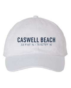 Caswell Beach Longitude Latitude Classic Unisex Dad Hat