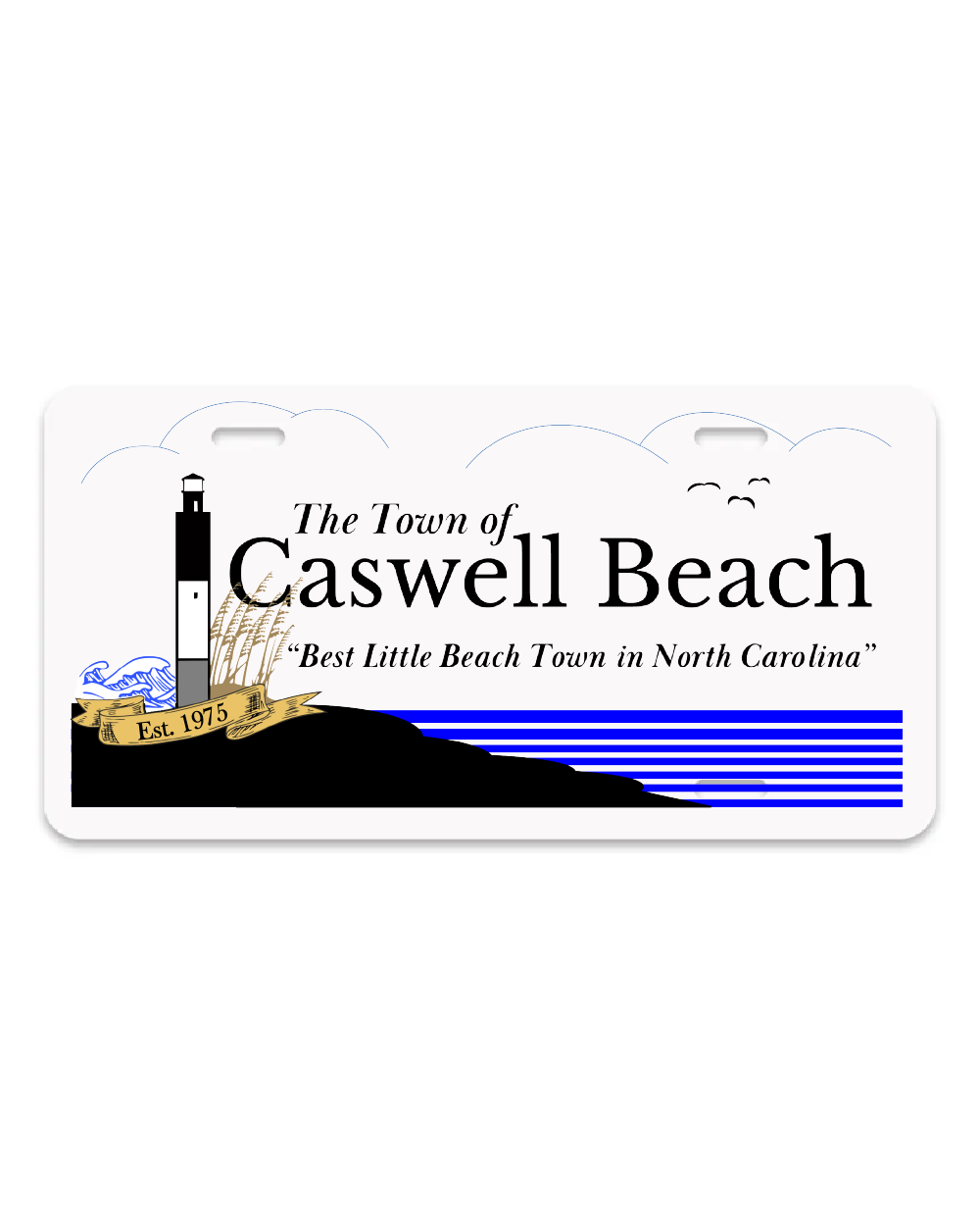 Caswell Beach License Plate