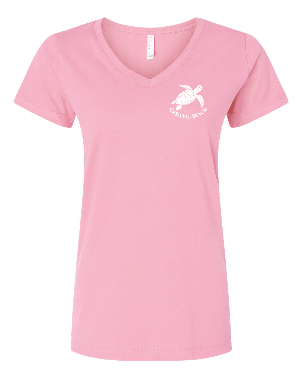 Caswell Turtle Women's V-Neck T-Shirt (Click to see all available colors)