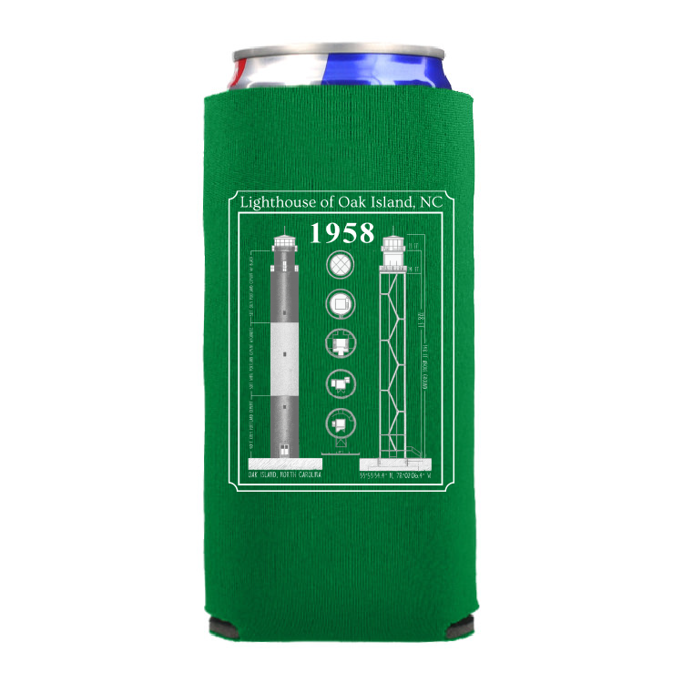 Caswell Lighthouse Premium Foam Slim Can Cooler (Click for more colors)