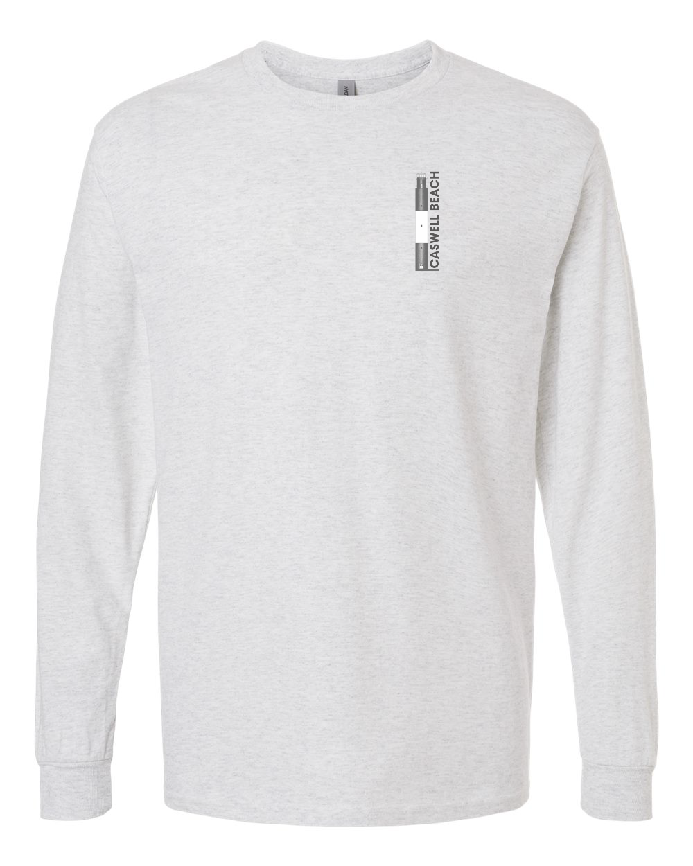 Caswell Lighthouse Diagram Unisex Heavy Cotton™ Long Sleeve T-Shirt - 5400 (Click to see all colors)