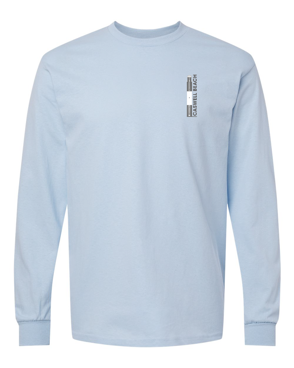 Caswell Lighthouse Diagram Unisex Heavy Cotton™ Long Sleeve T-Shirt - 5400 (Click to see all colors)