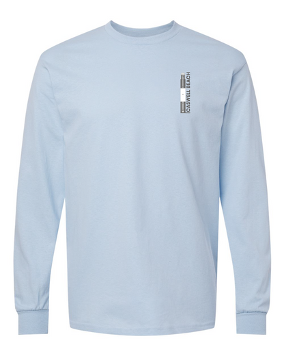 Caswell Lighthouse Diagram Unisex Heavy Cotton™ Long Sleeve T-Shirt - 5400 (Click to see all colors)