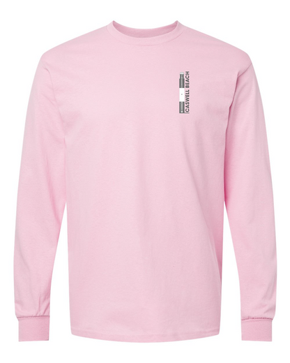 Caswell Lighthouse Diagram Unisex Heavy Cotton™ Long Sleeve T-Shirt - 5400 (Click to see all colors)