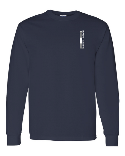 Caswell Lighthouse Diagram Unisex Heavy Cotton™ Long Sleeve T-Shirt - 5400 (Click to see all colors)