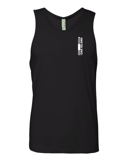 Oak Island Lighthouse Diagram Men's Cotton Muscle Tank - 3633(Click for more colors)