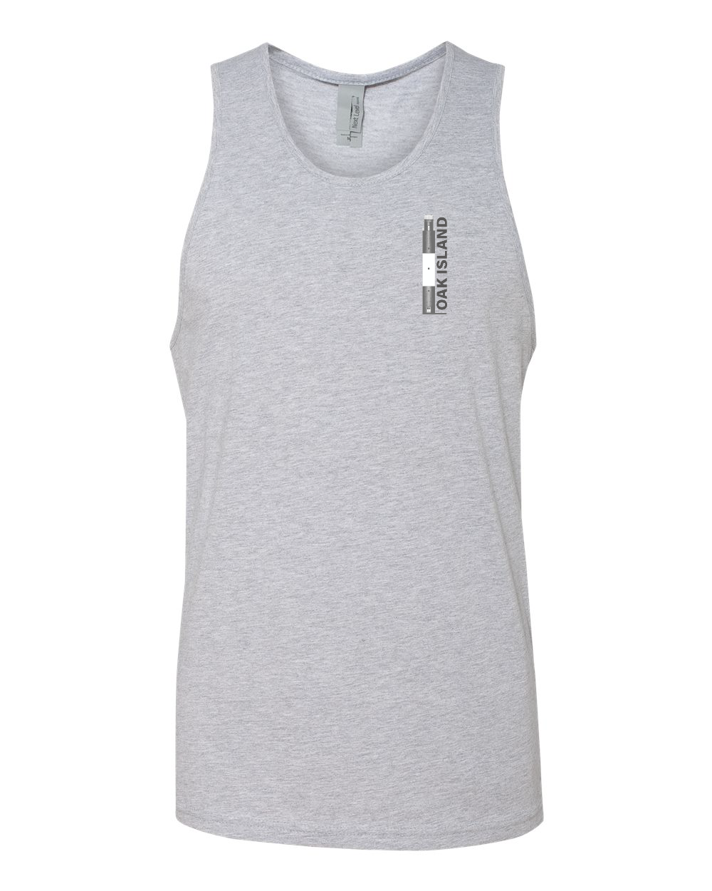 Oak Island Lighthouse Diagram Men's Cotton Muscle Tank - 3633(Click for more colors)