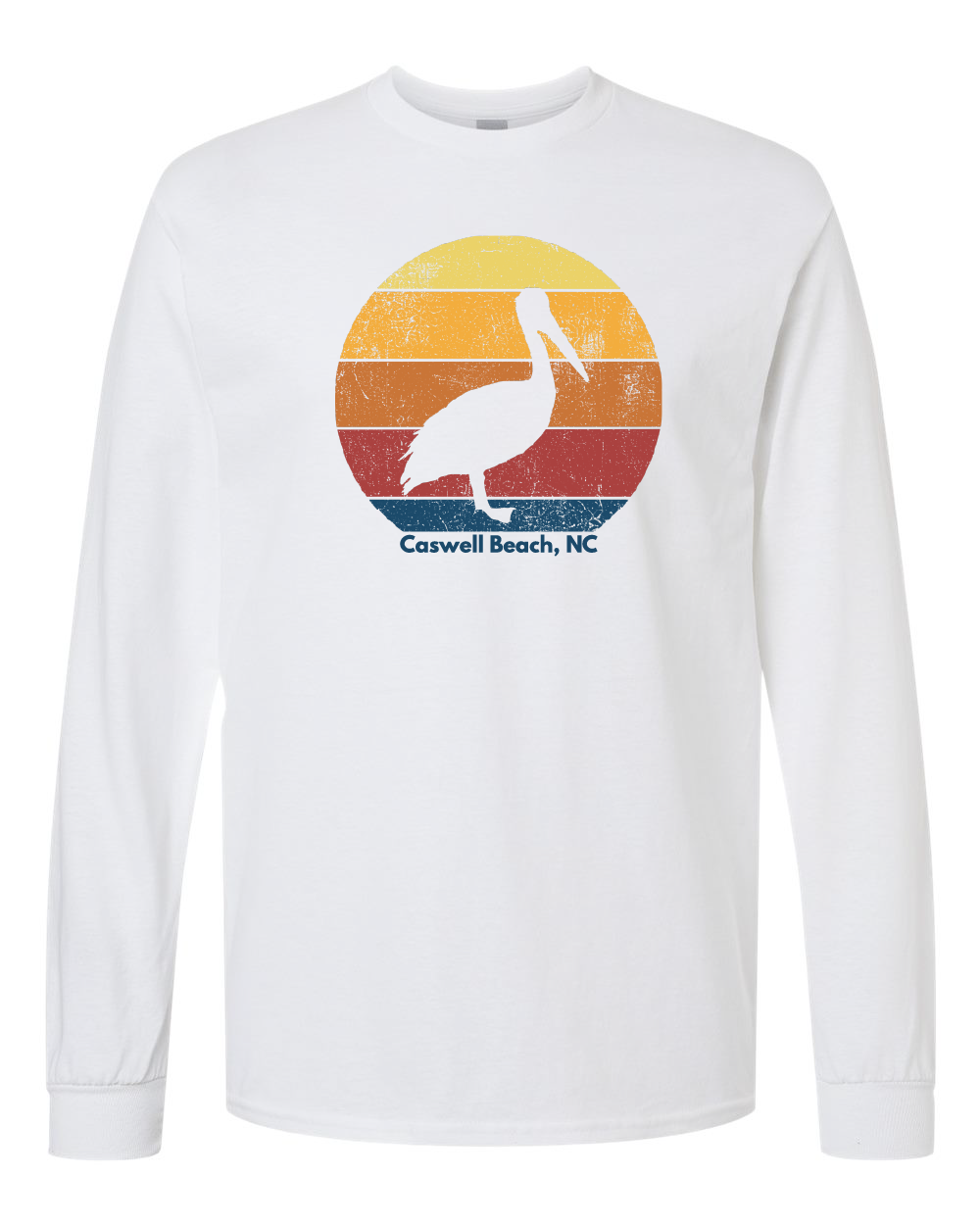 Caswell Pelican Unisex Heavy Cotton™ Long Sleeve T-Shirt - 5400 (Click to see all colors)