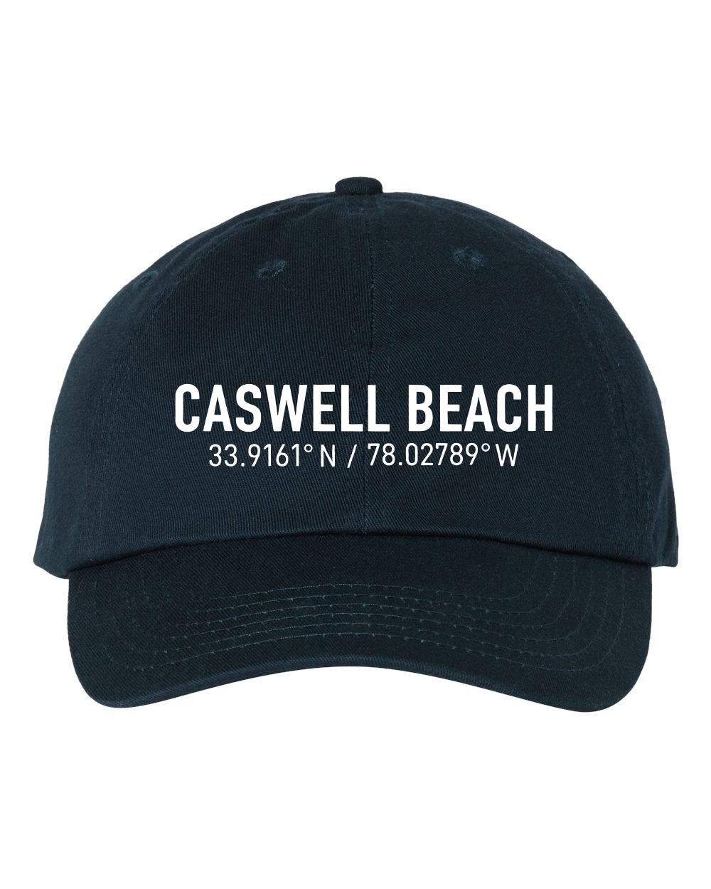 Caswell Beach Longitude Latitude Classic Unisex Dad Hat