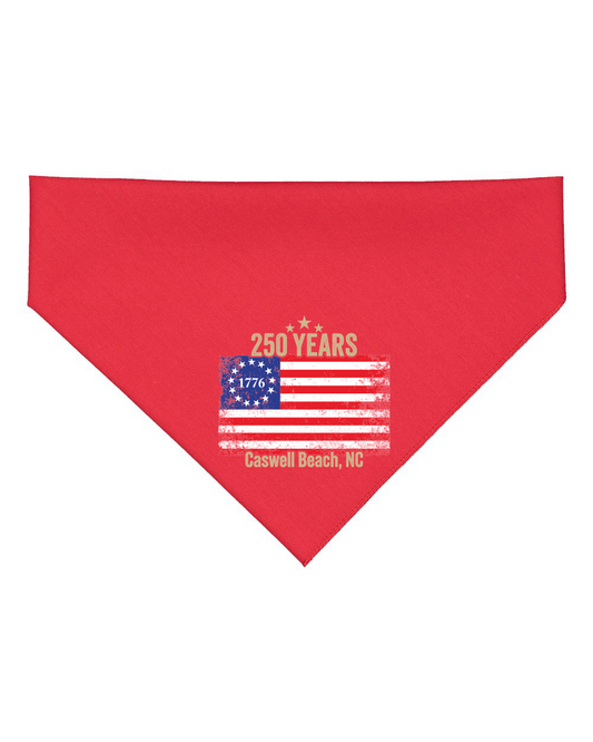 Caswell 250th USA Flag Dog Bandana