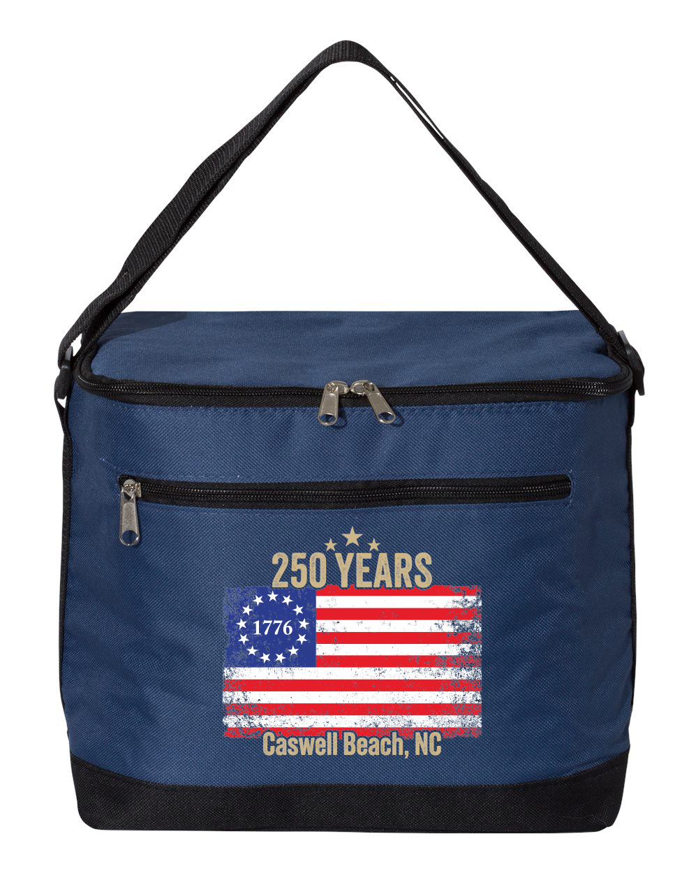 Caswell 250th USA Flag 12 Pack Cooler