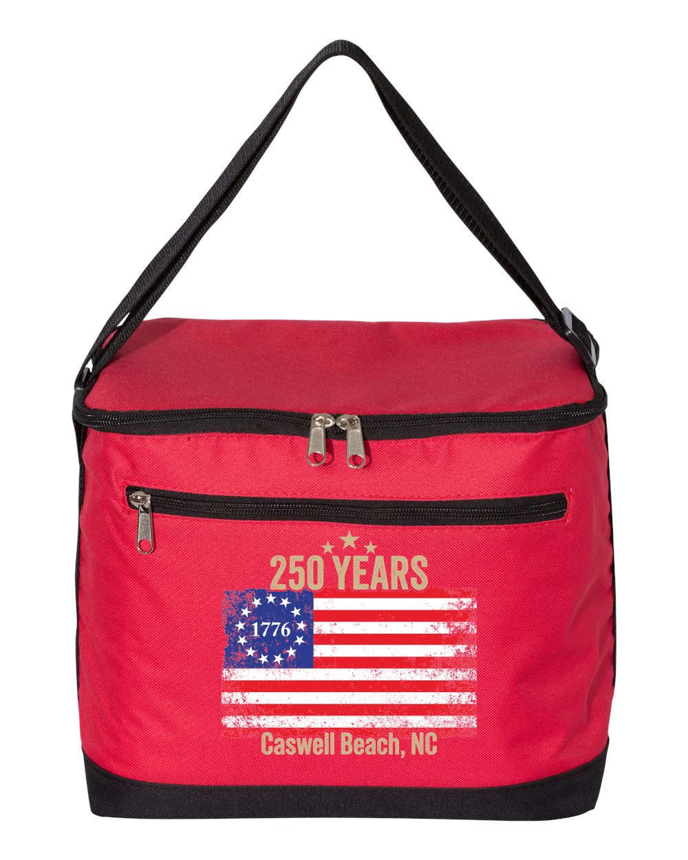 Caswell 250th USA Flag 12 Pack Cooler