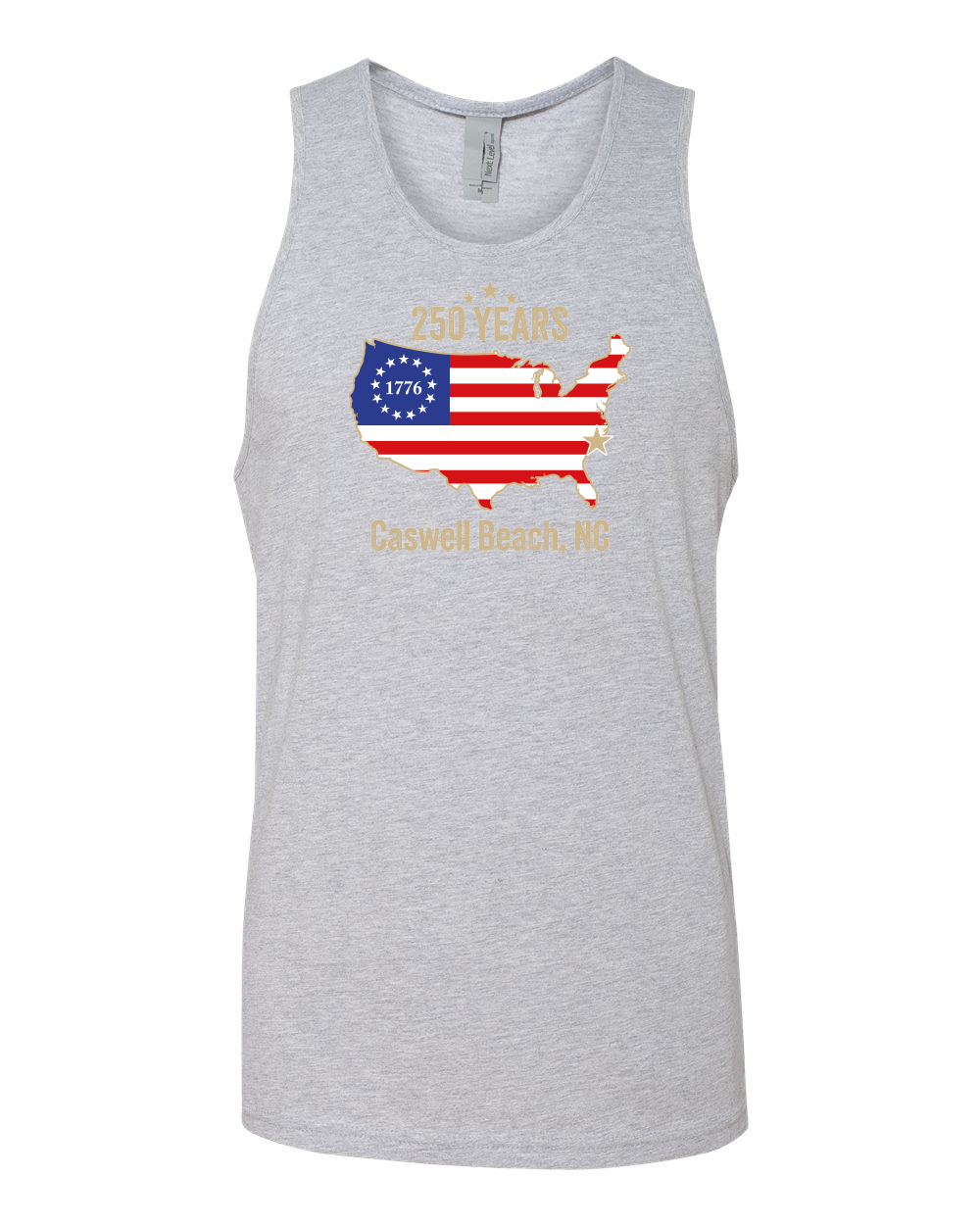 Caswell 250th Continental USA Men's Cotton Muscle Tank - 3633(Click for more colors)