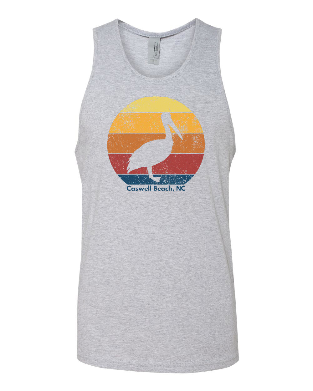 Caswell Pelican Sun Men's Cotton Muscle Tank - 3633(Click for more colors)