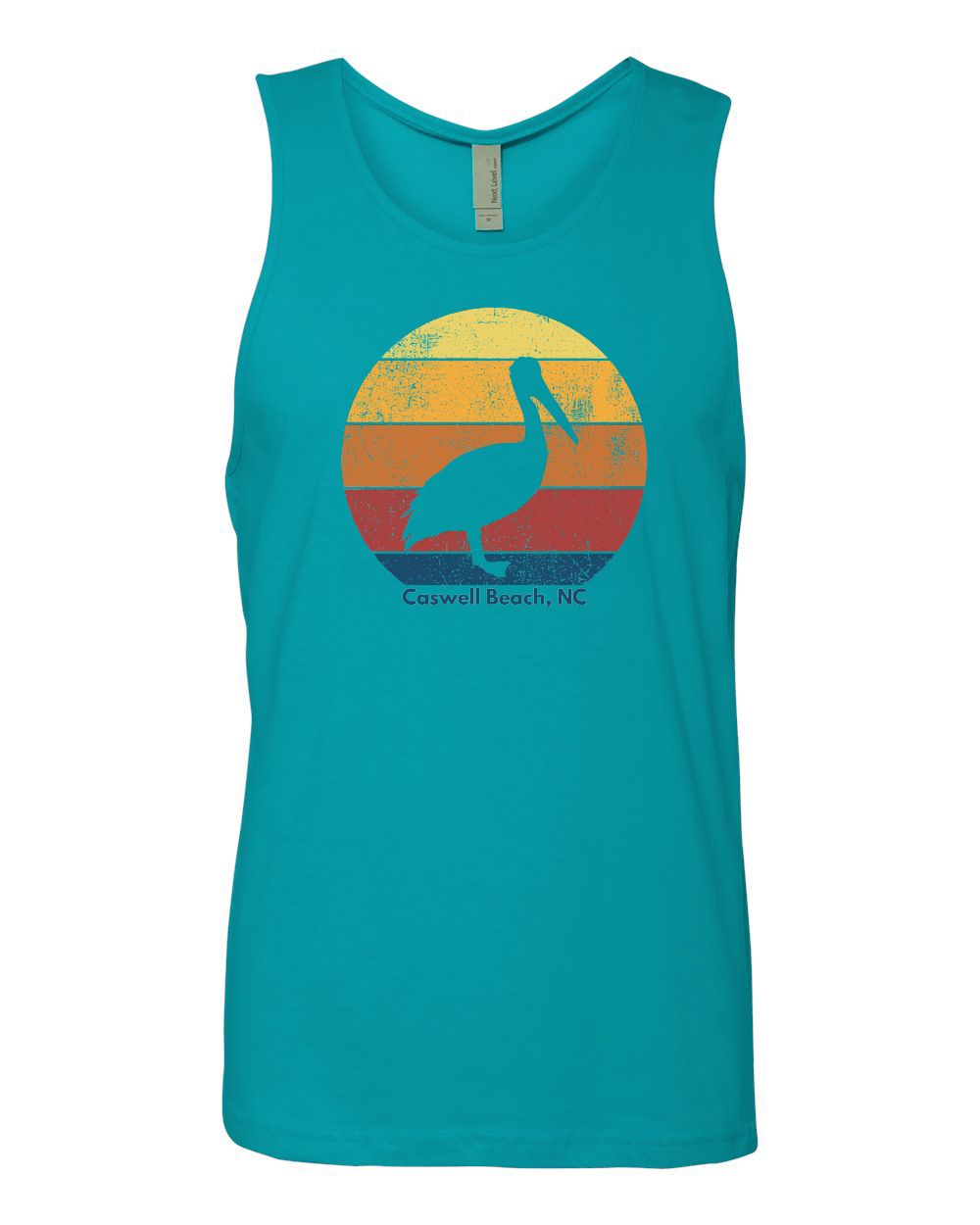 Caswell Pelican Sun Men's Cotton Muscle Tank - 3633(Click for more colors)