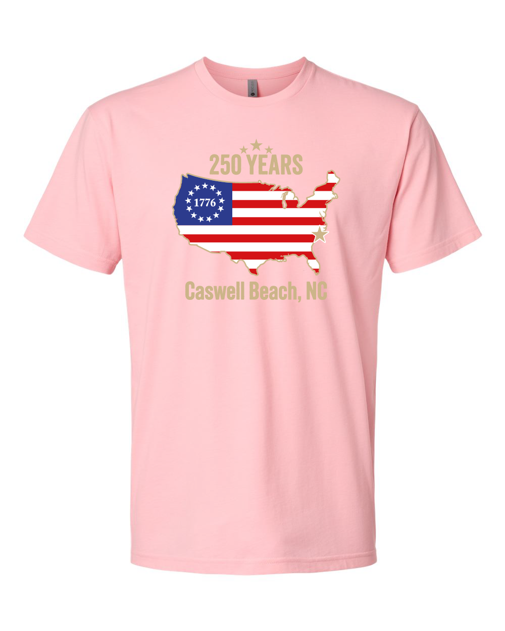 Caswell 250th USA Flag YOUTH T-Shirt (Click to see all available colors) #8000B