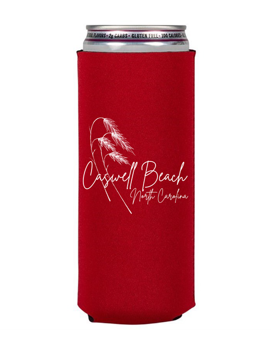 Caswell Seagrass Premium Foam Slim Can Cooler (Click for more colors)